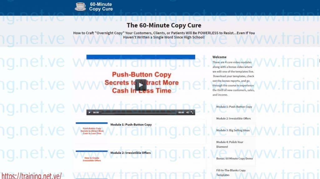 60 Minute Copy Cure By Doberman Dan And Terry Dean Free