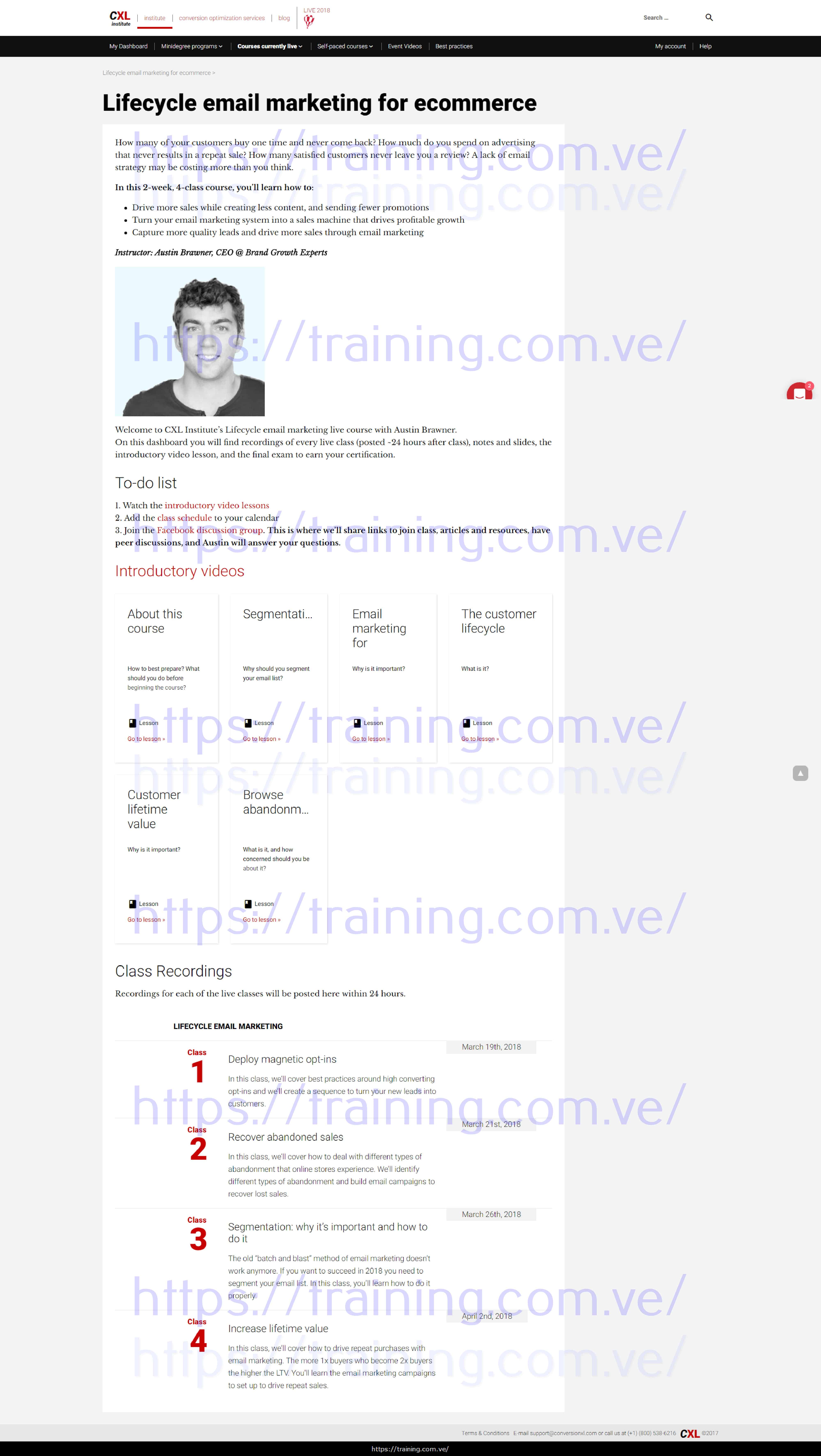 #3953 - 'Lifecycle email marketing for ecommerce - CXL Institute' - conversionxl_com_institute_certificate_lifecycle-email-marketing-for-ecommerce-1 Conversionxl Building data-driven personas by Stefania Mereu Download