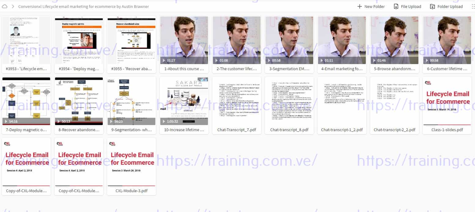 Conversionxl Lifecycle Email Marketing for Ecommerce by Austin Brawner torrent Conversionxl Building data-driven personas by Stefania Mereu Torrent