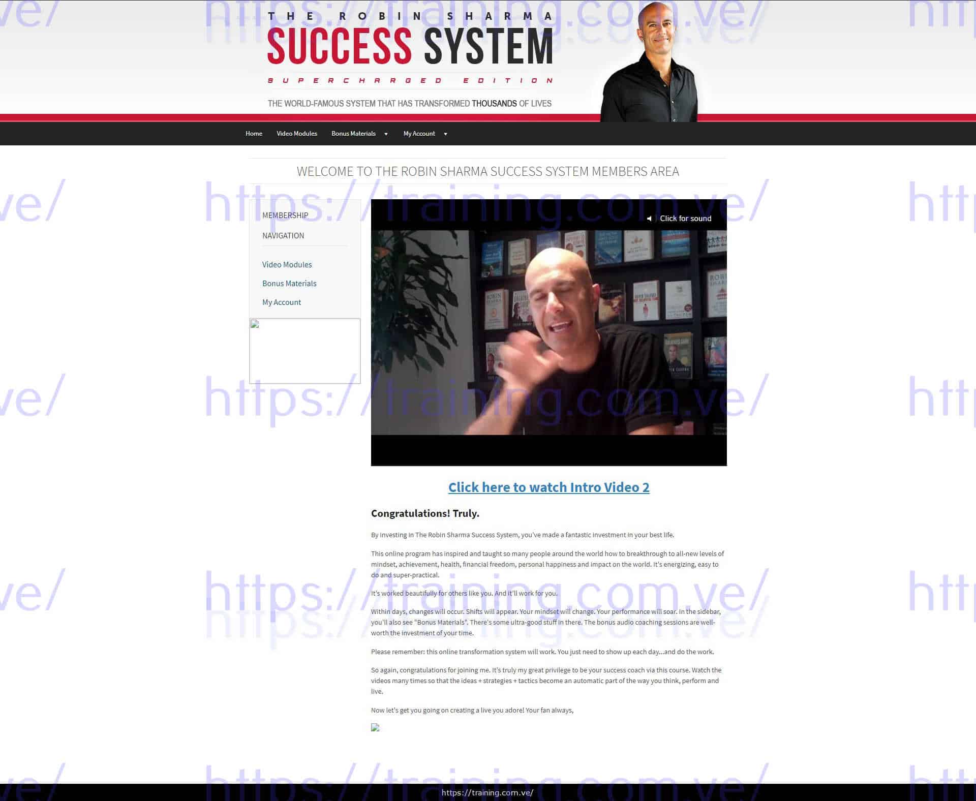 Robin Sharma Success System Download