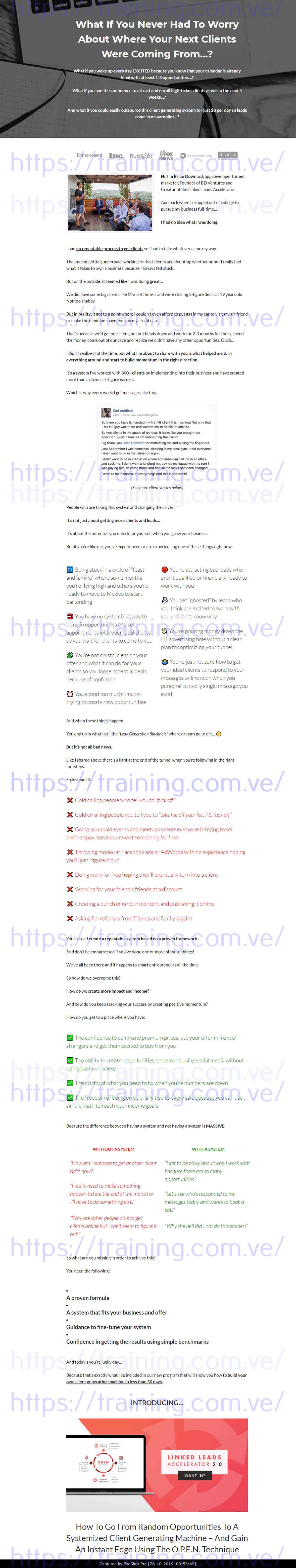 873 - 'Join The Linked Leads Accelerator - Brian Downard' - briandownard_com_get-lla Linked Leads Accelerator 2.0 by Brian Downard Buy