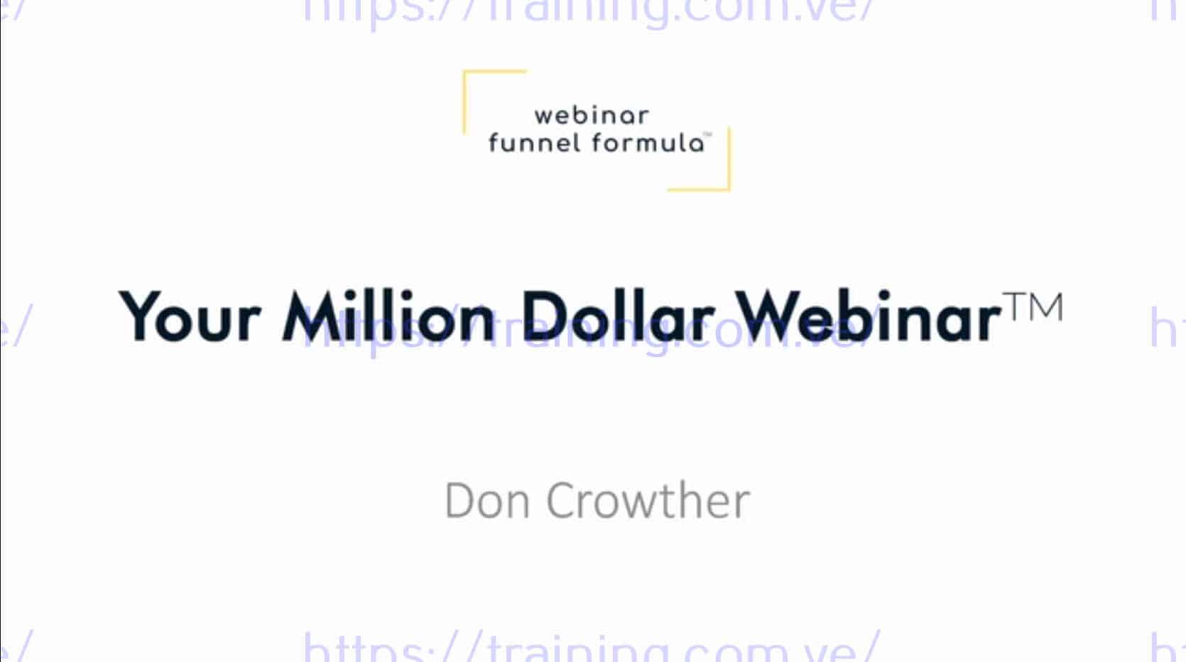 Webinar Funnel Formula by Jeff Walker Get