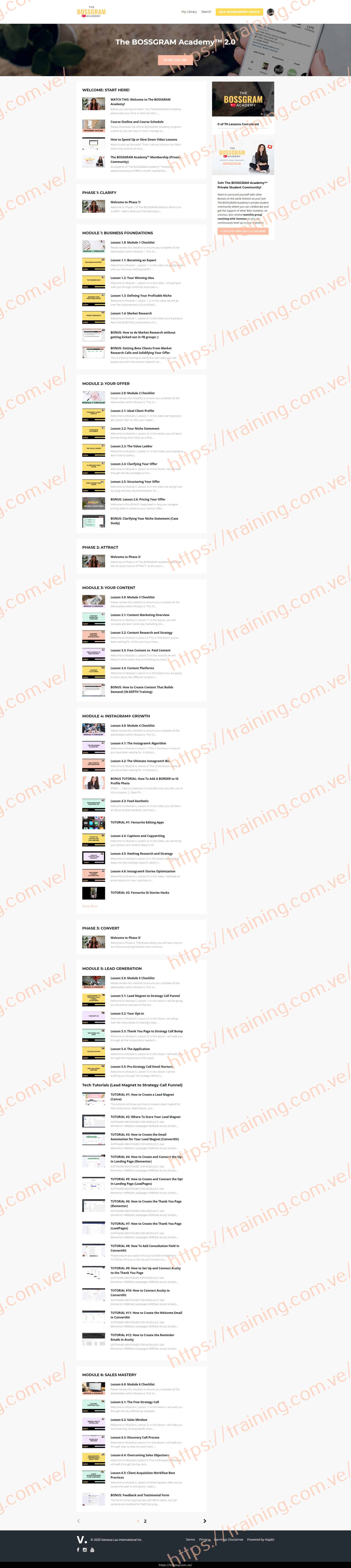BOSSGRAM Academy by Vanessa Lau Download BOSSGRAM Academy by Vanessa Lau Download