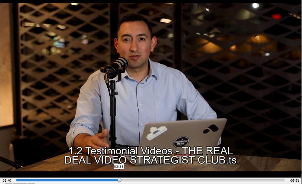 The Real Deal Video Strategist Club by Mark Cloutier Discount