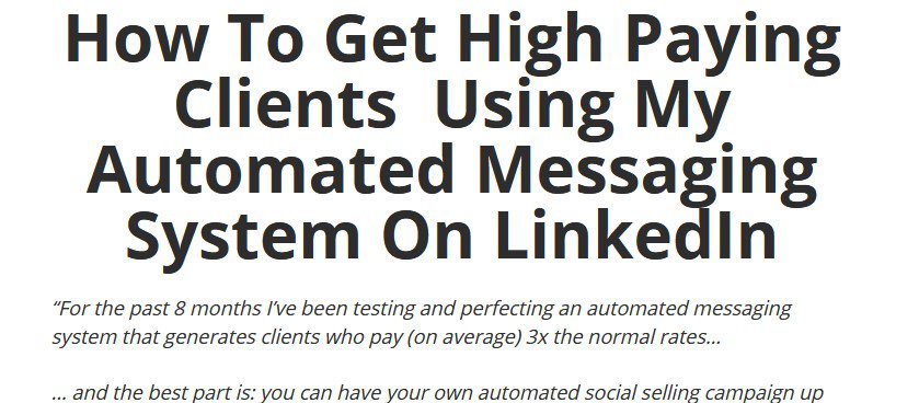 Automated LinkedIn Prospecting By Mike Shreeve Download Now