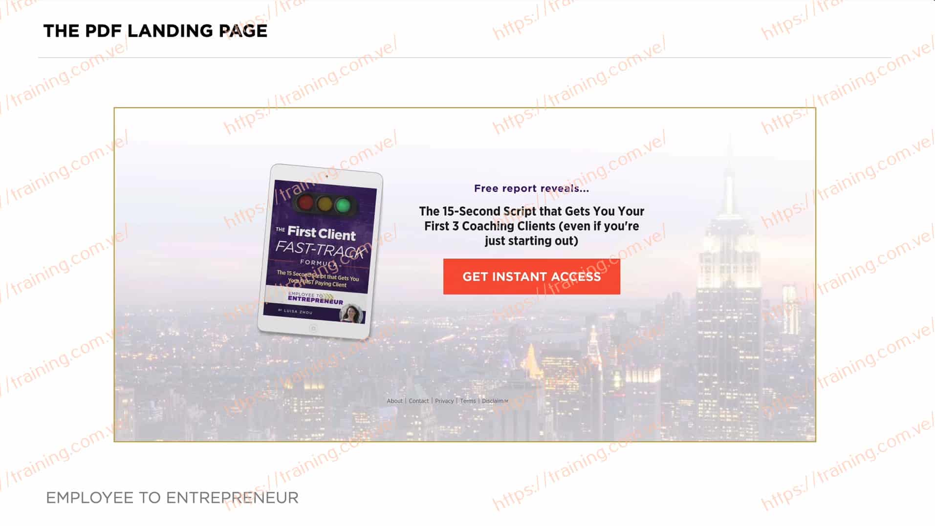 Employee to Entrepreneur 2020 by Luisa Zhou Offer Employee to Entrepreneur 2020 by Luisa Zhou Offer