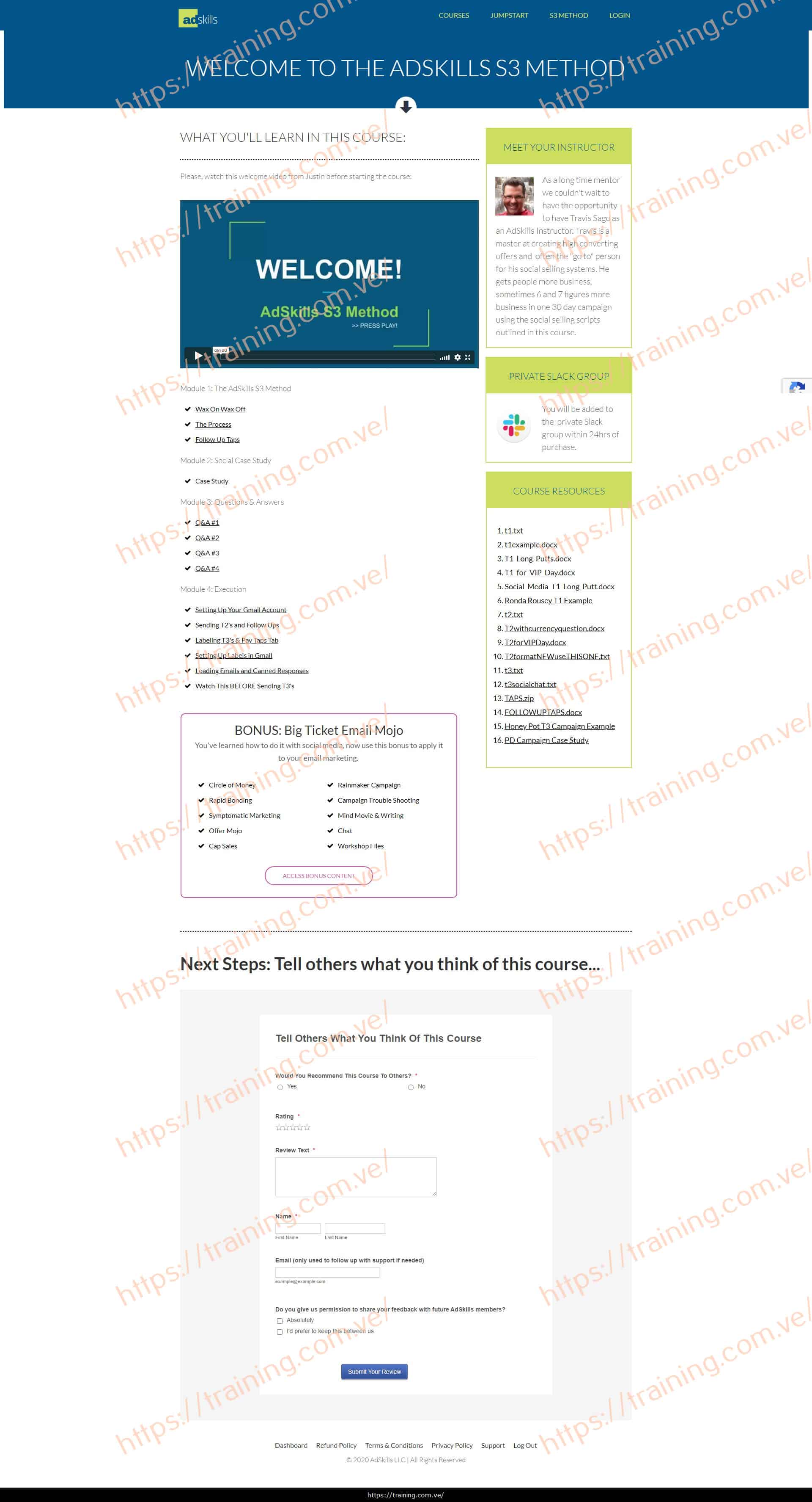 S3 Method Travis Sago Justin Brooke AdSkills Download S3 Method Travis Sago Justin Brooke AdSkills Download