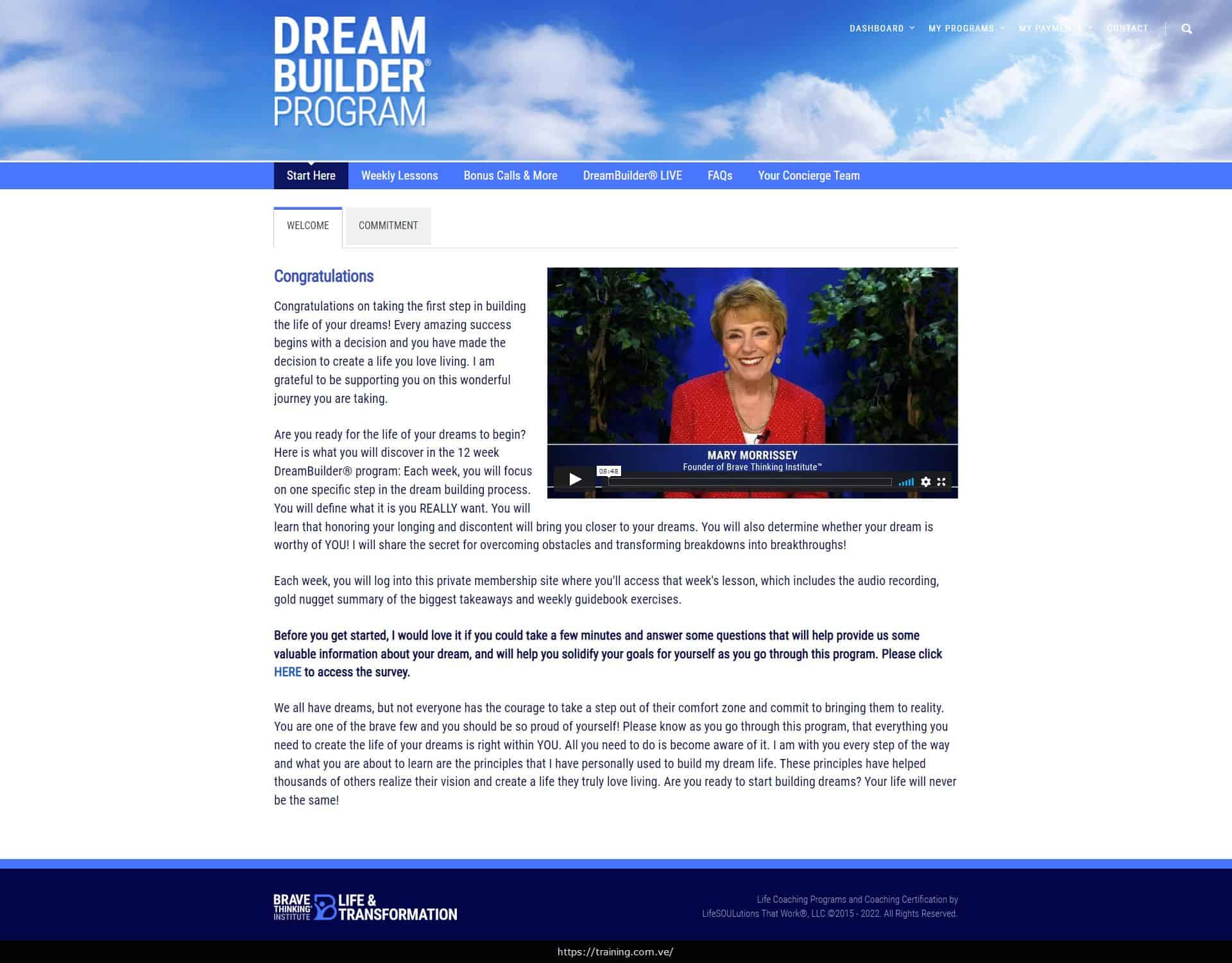 DreamBuilder Program by Mary Morrissey Download
