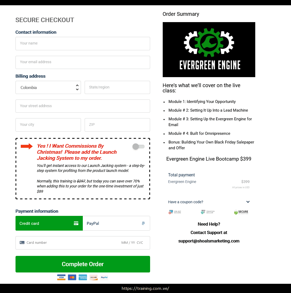 Evergreen Engine by Derek Pierce Sales Page