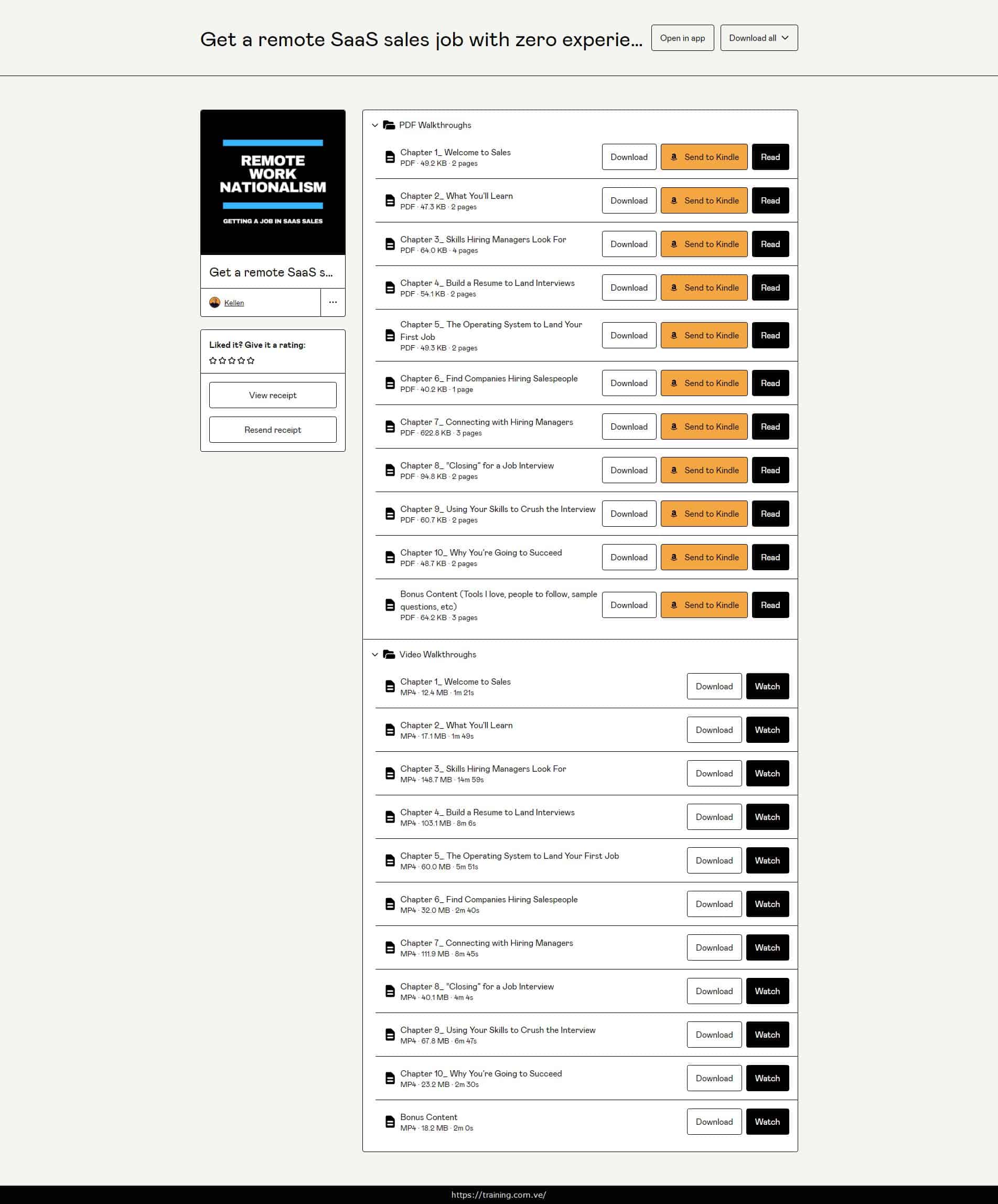 Get a remote SaaS sales job with zero experience by Kellen Download