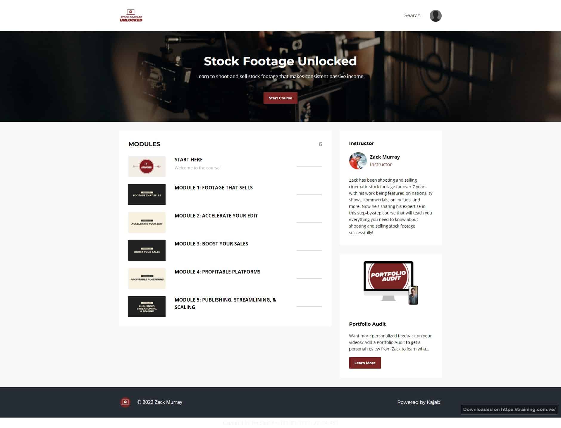 Stock Footage Unlocked by Zack Murray Download