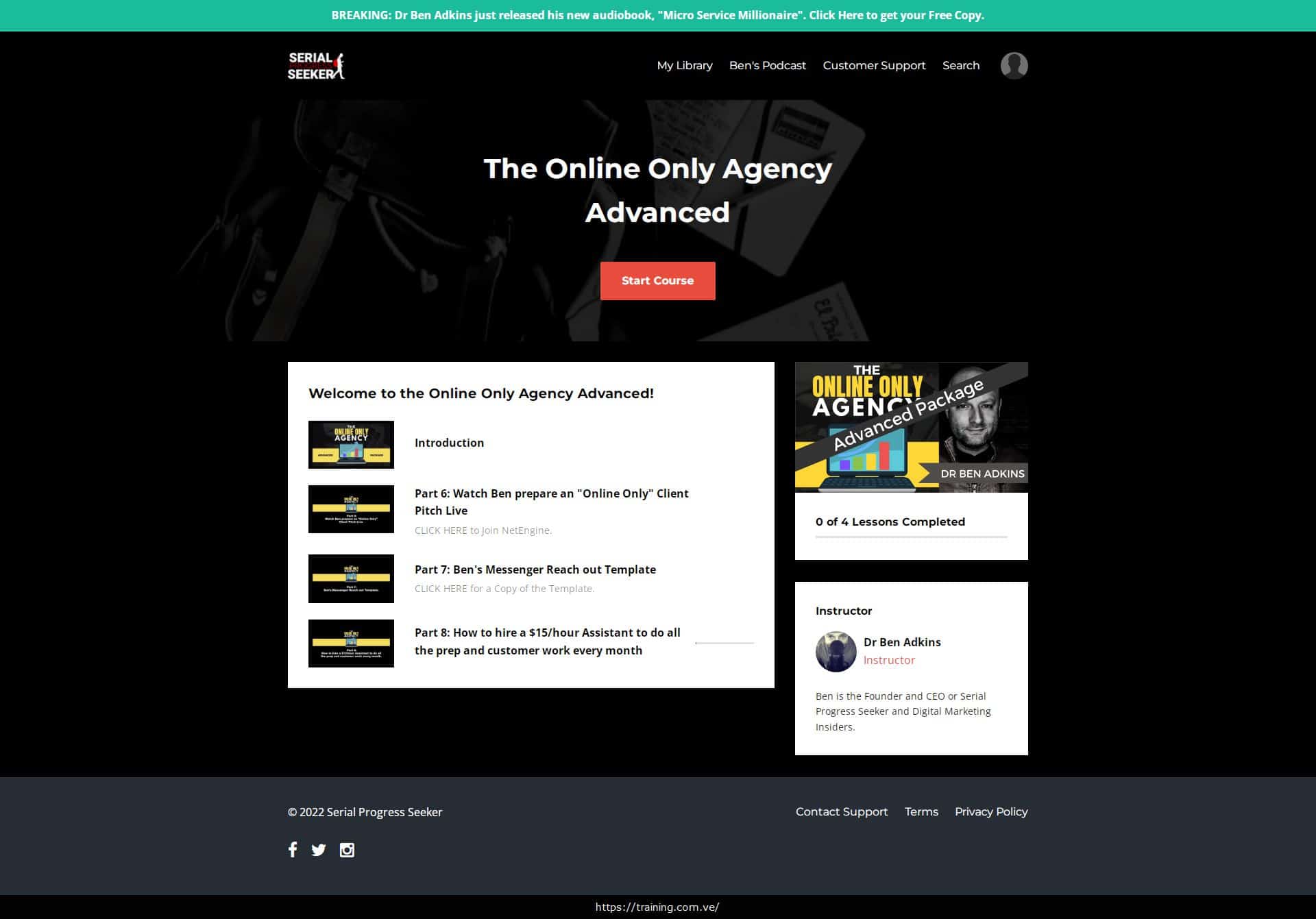 The Online Only Agency Advanced by Ben Adkins Download