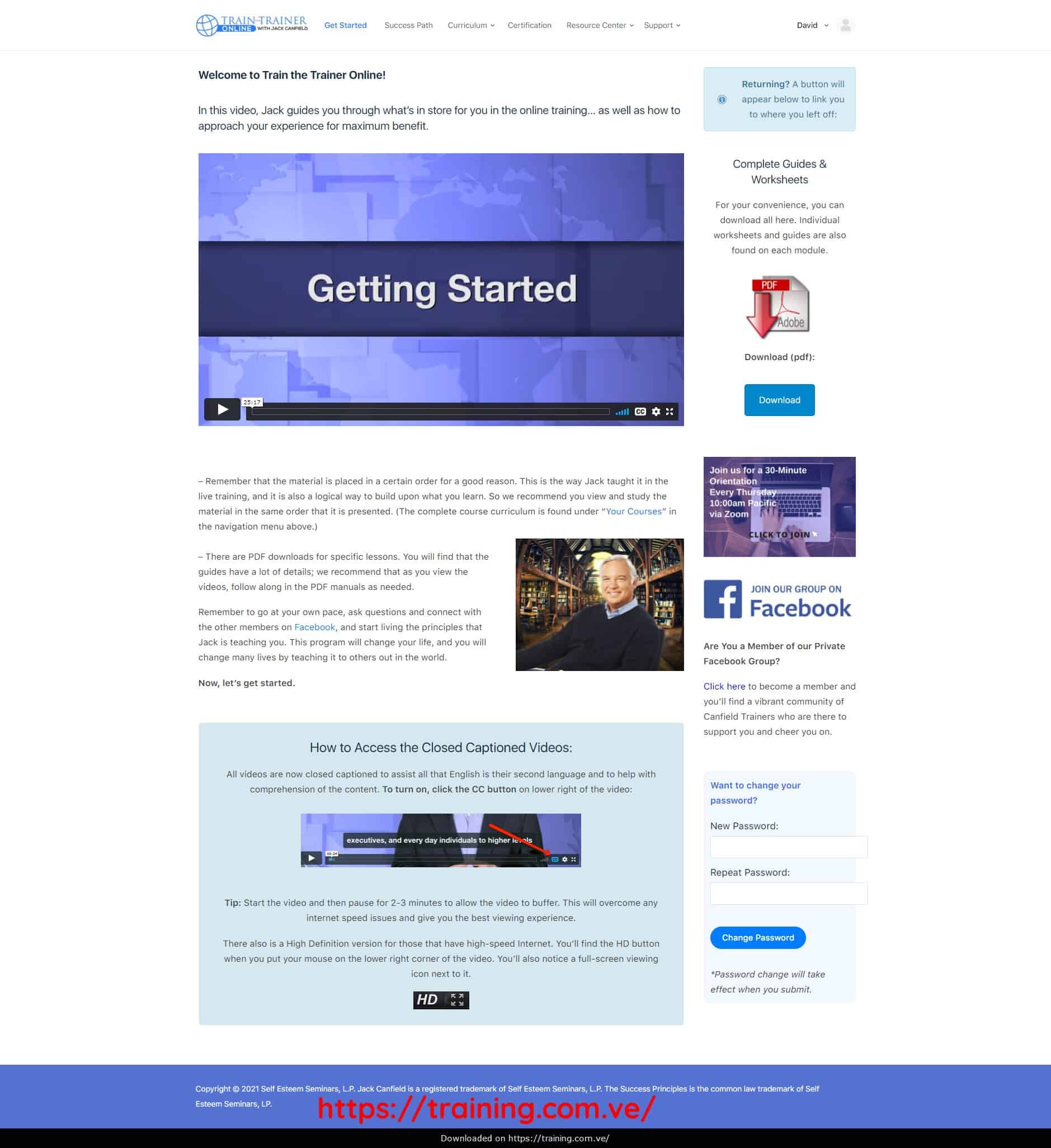 Download Train the Trainer Online Certification Program 2022 by Jack