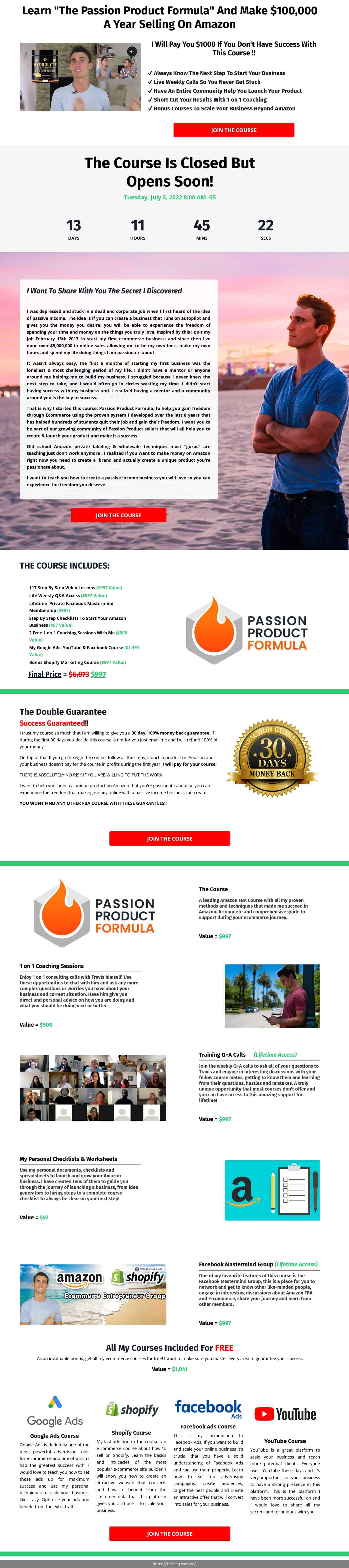 Passion Product Formula by Travis Marziani Coupon Discount Free