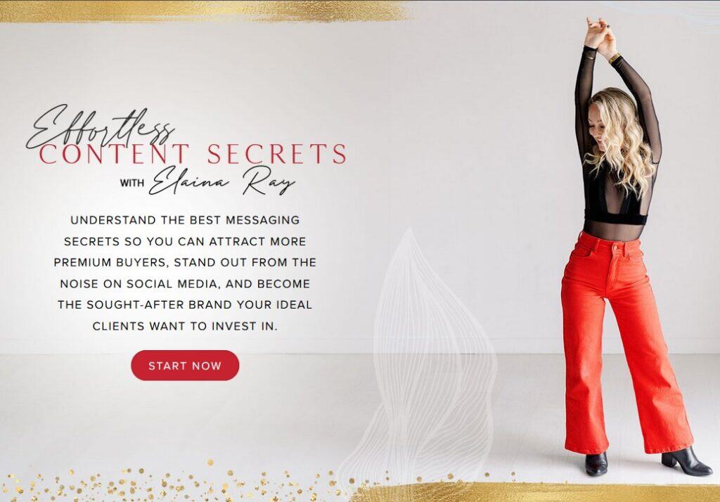 effortless content secrets by elaina ray giolando