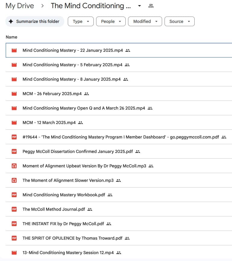 the mind conditioning mastery program 2025 by peggy mccoll mega.nz torrent the mind conditioning mastery program 2025 by peggy mccoll mega.nz torrent